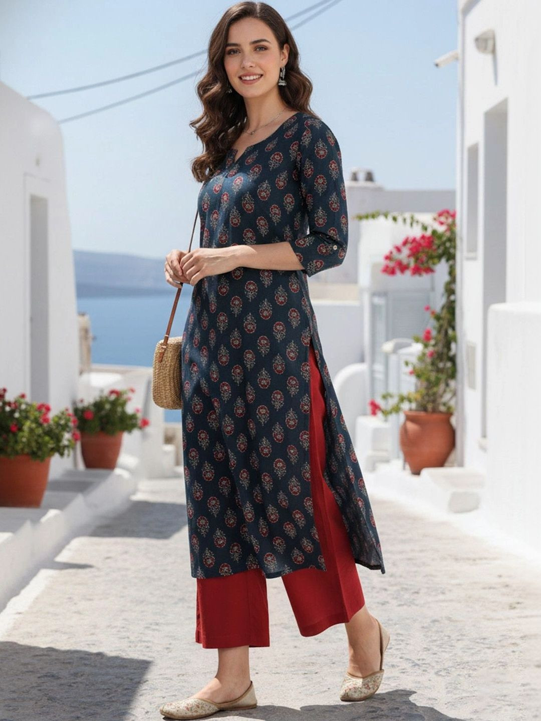 AADVIKA Women Ethnic Printed Kurta