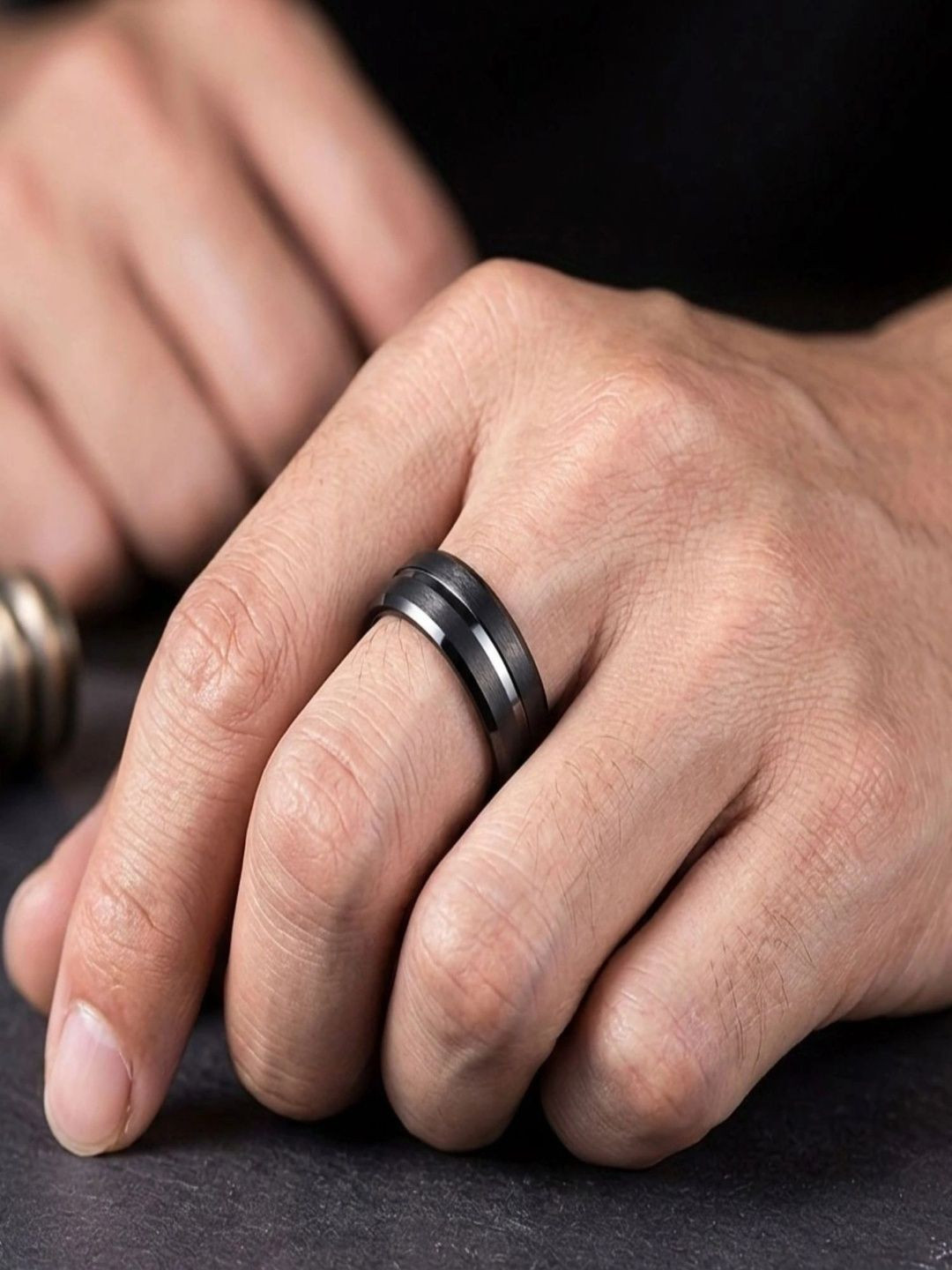 AQUASTREET Men Finger Ring