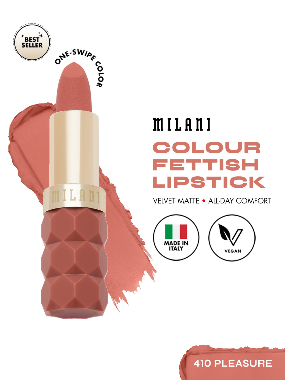 MILANI Color Fetish Matte Lipstick - Pleasure