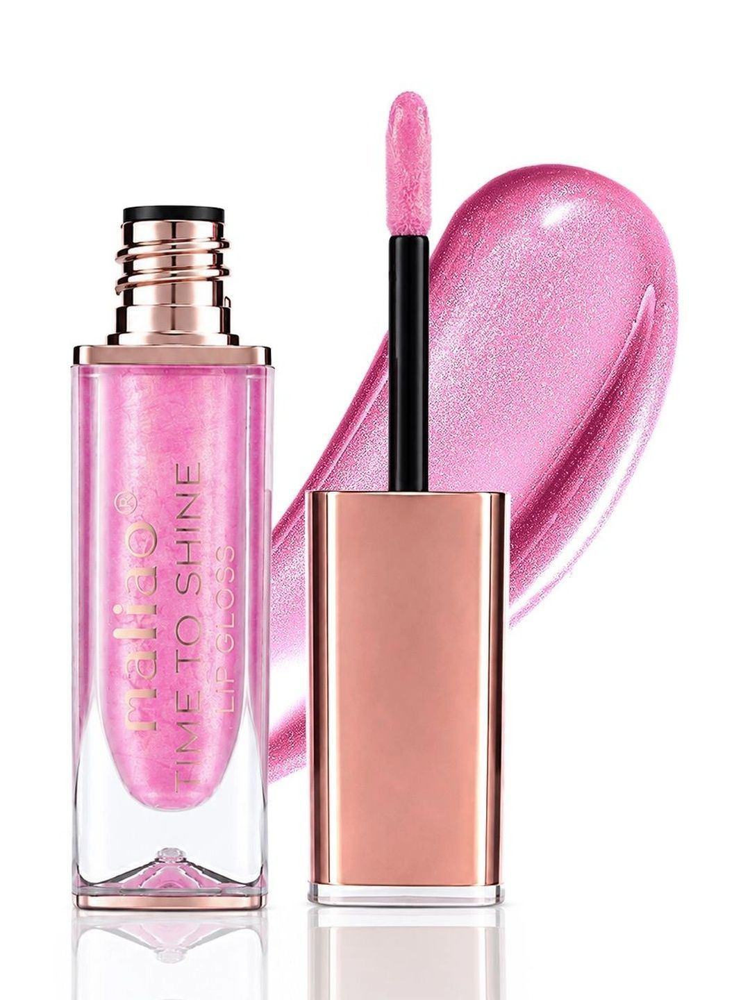 Maliao Time To Shine Hydrating & Non-Sticky Lip Gloss-6.5ml- Pinxie Pink - 02