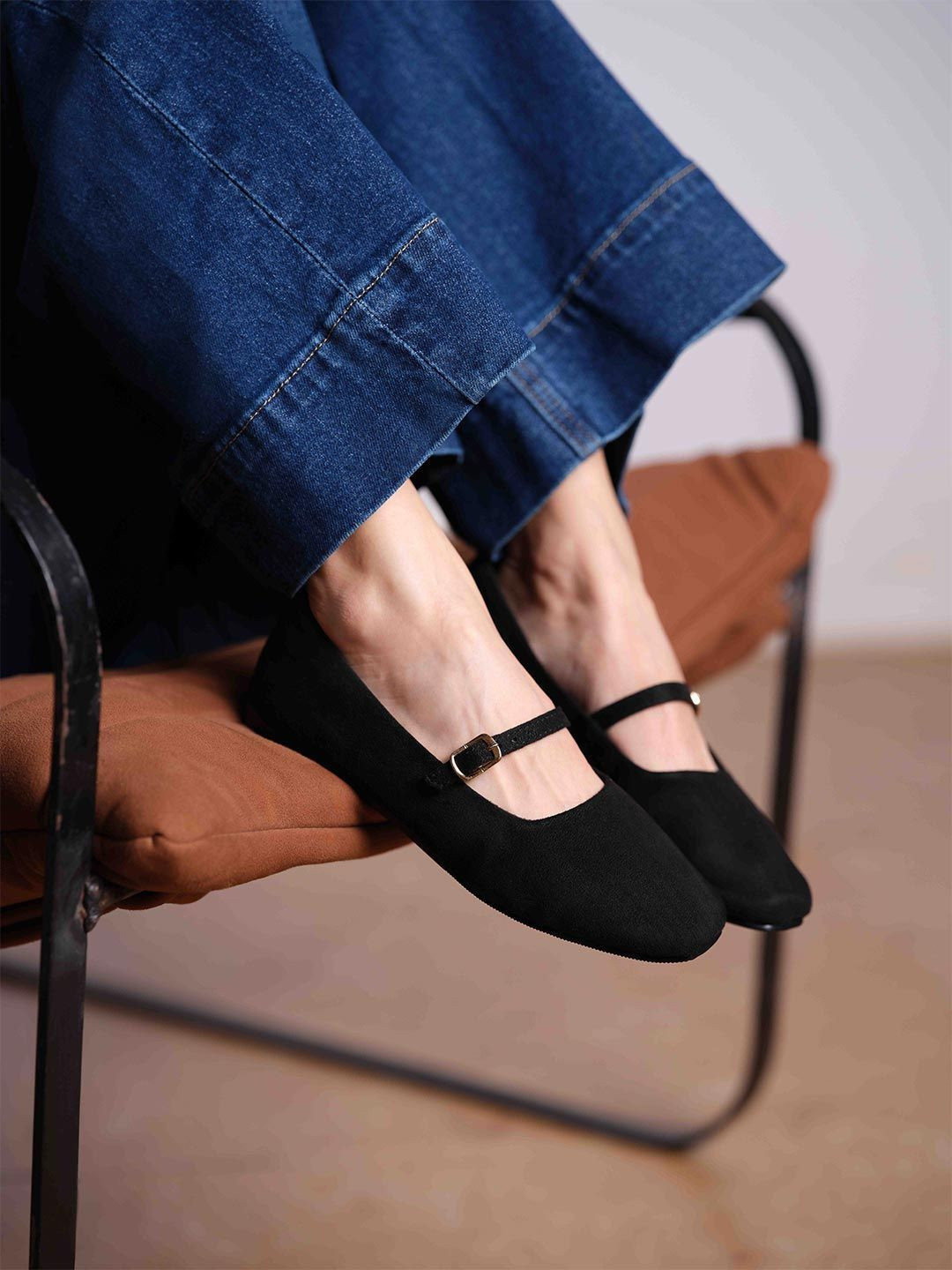 ERIDANI Women Buckle Mary Janes