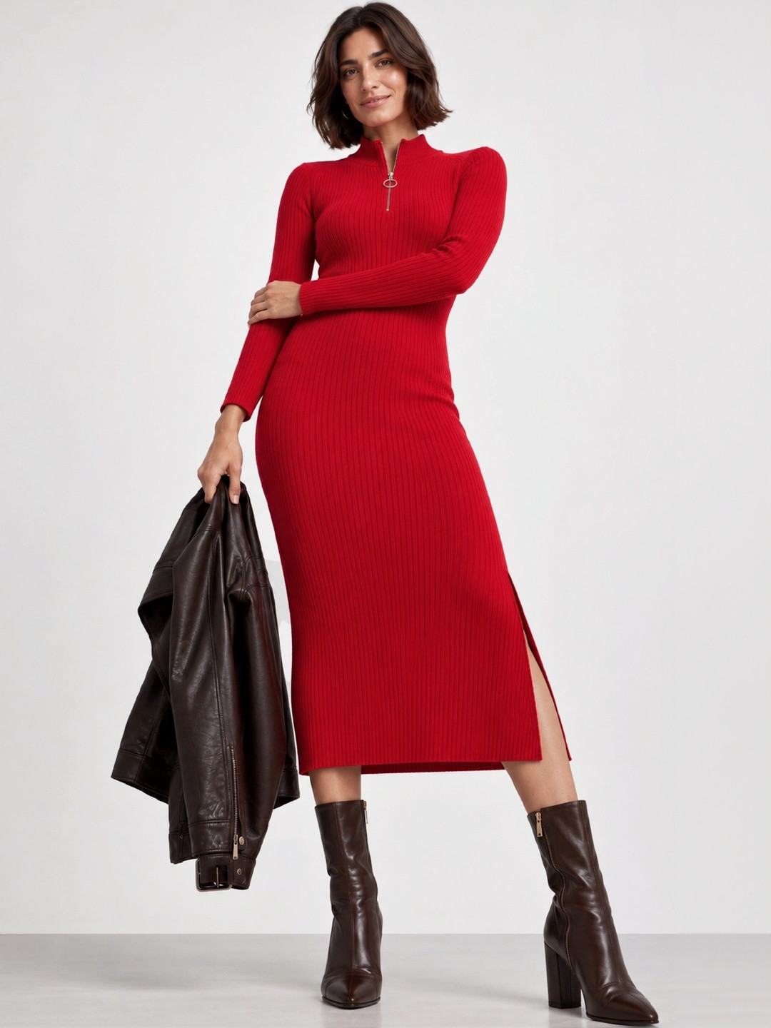 SASSAFRAS Women Sheath Midi Dress