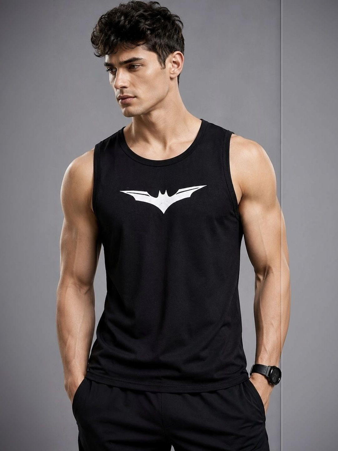 Sprouted Printed Assorted Gym Vest