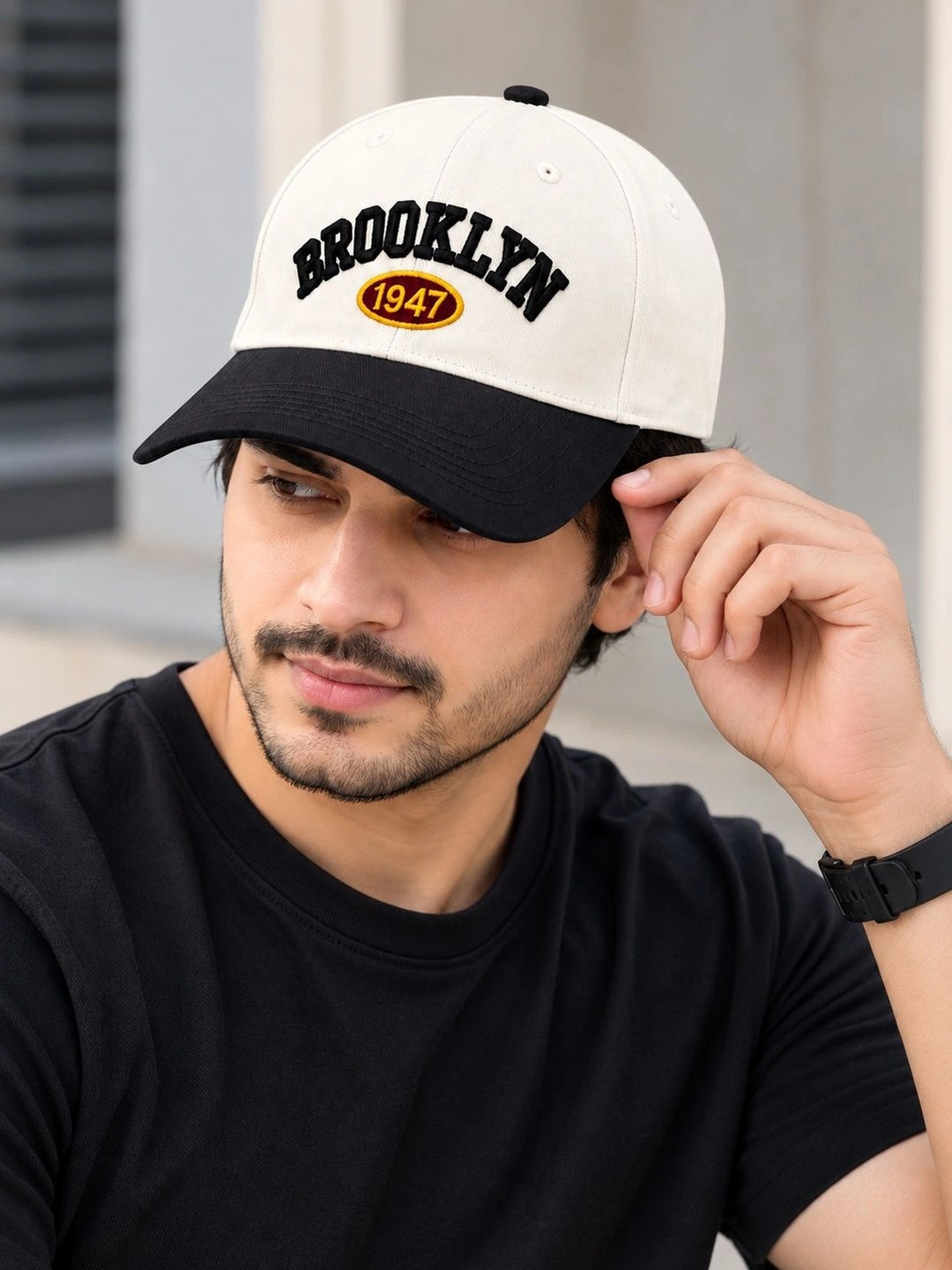 HOBOKEN Men Embroidered Baseball Cap