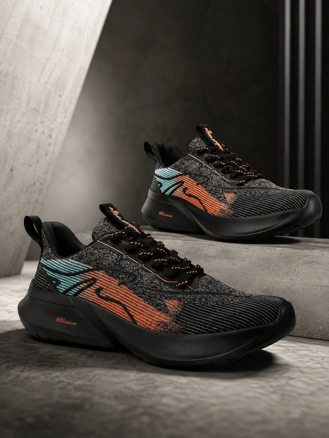 Allen Cooper Men Mesh Running Non-Marking Shoes