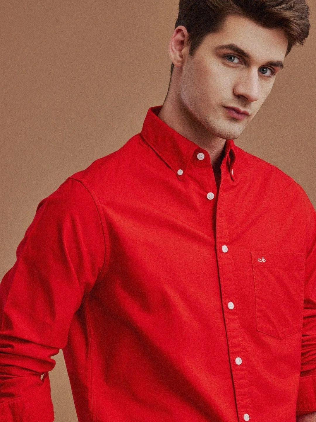 Aldeno Button-Down Collar Cotton Casual Shirt