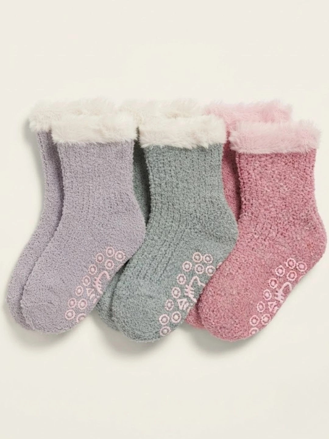 Cdeck Unisex Kids Pack of 3 Woolen Patterned Ankle Length Socks
