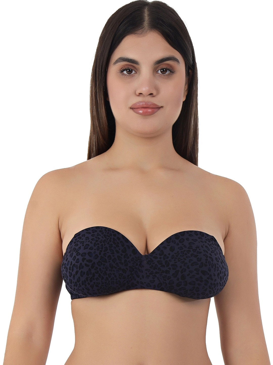SELFCARE Abstract Straples Coverage Lightly Padded Bra