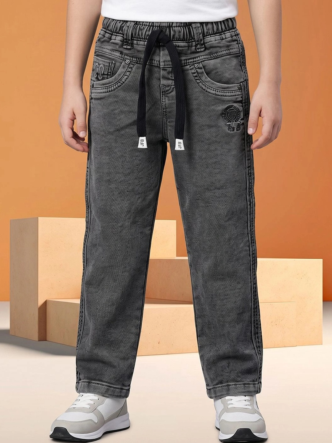 Killer Boys Straight Fit Mid-Rise Stretchable Jeans