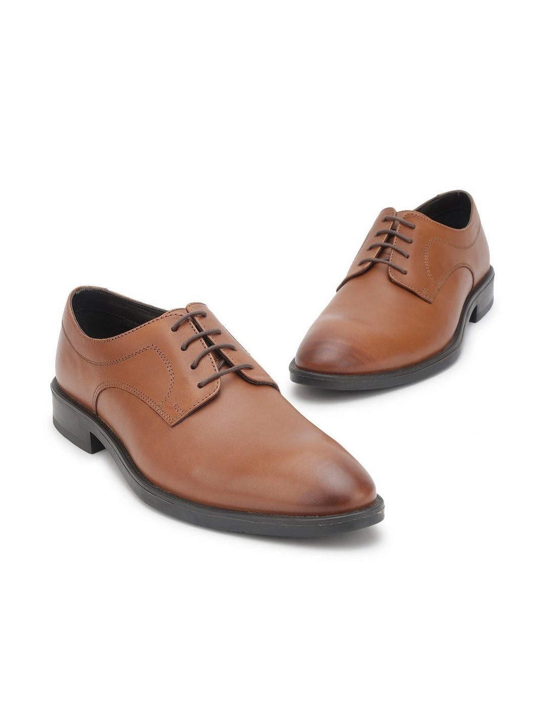 Woodland Men Pointed Toe Lace-Ups Formal Oxford Shoes
