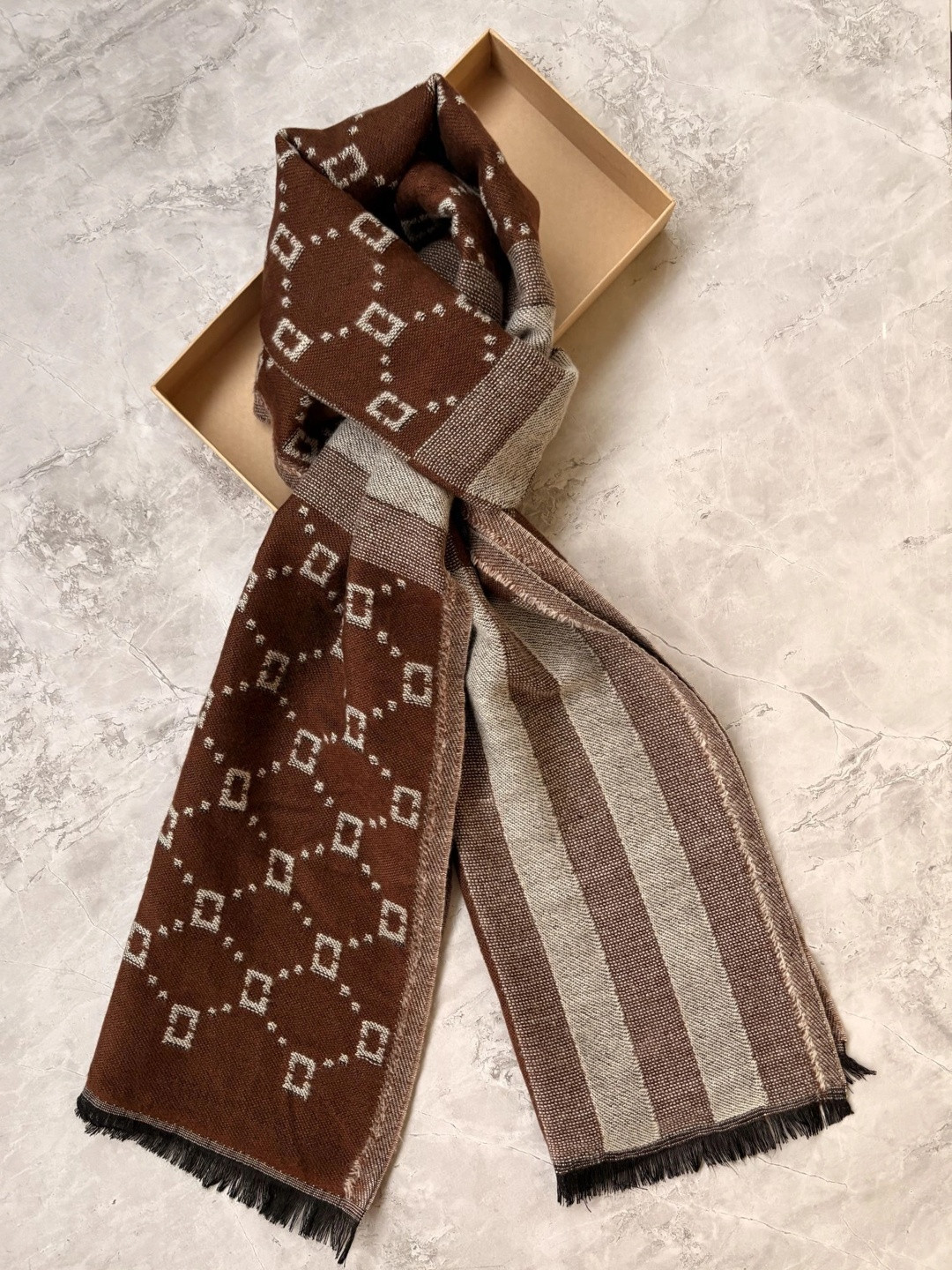 Tweedle Men Patterned Acrylic Mufflers