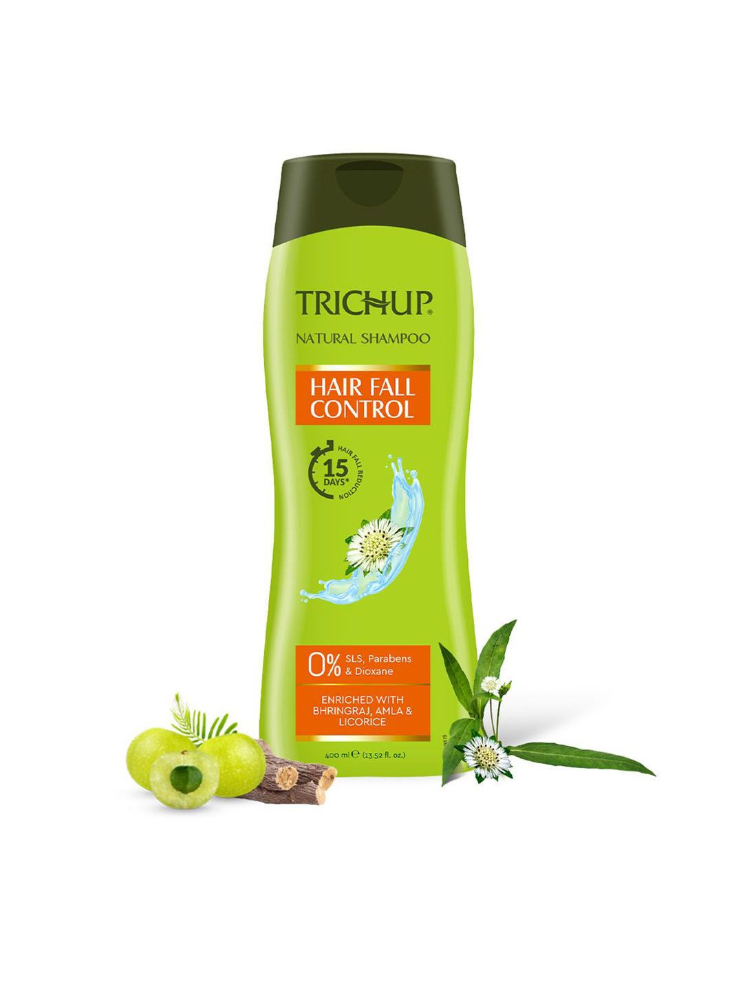 TRICHUP Hair Fall Control Shampoo With Bhringraj - 400 ml