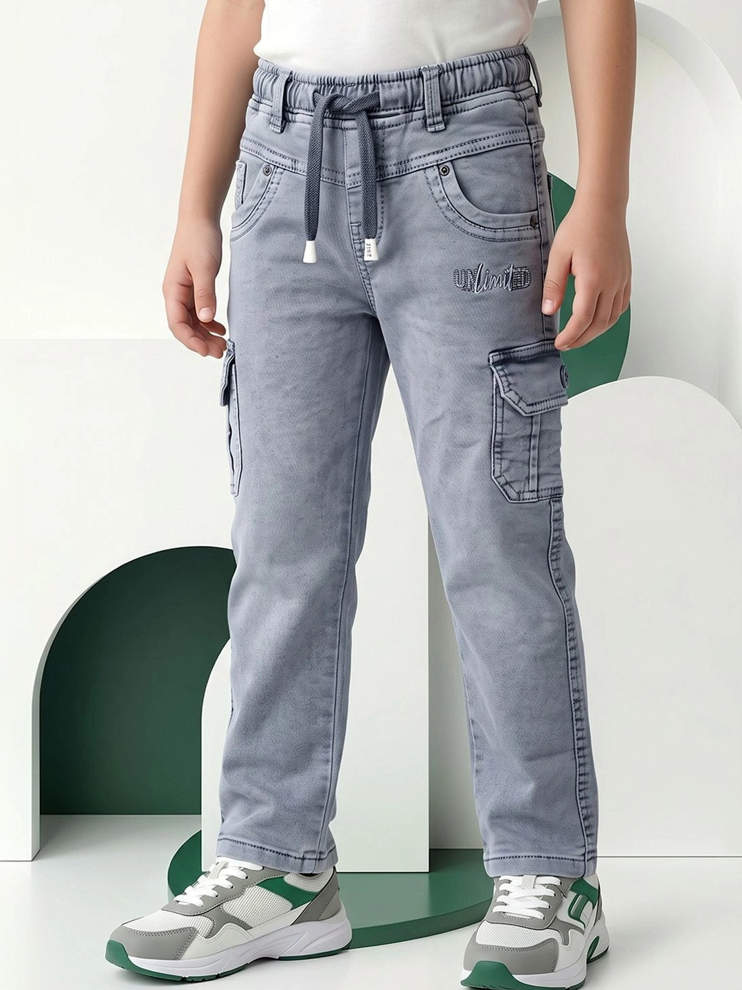 Killer Boys Straight Fit Mid-Rise Stretchable Jeans