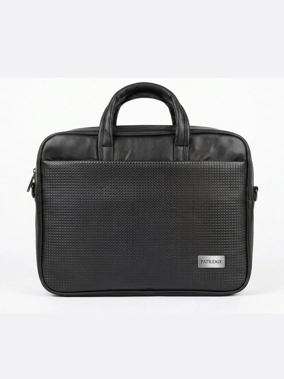 PATRIDGE Men Textured PU Laptop Bag