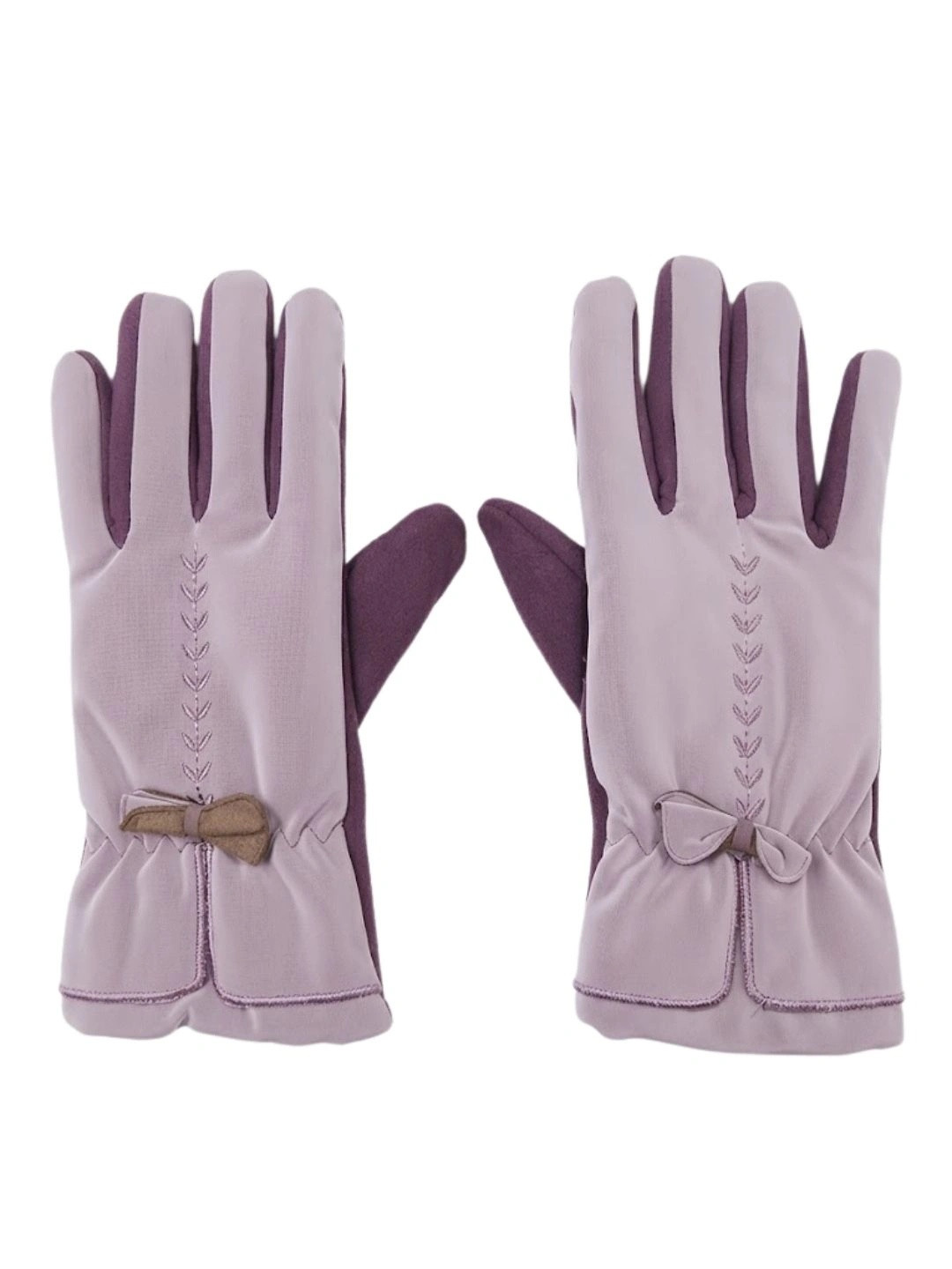 Cdeck Women Patterned Winter Gloves