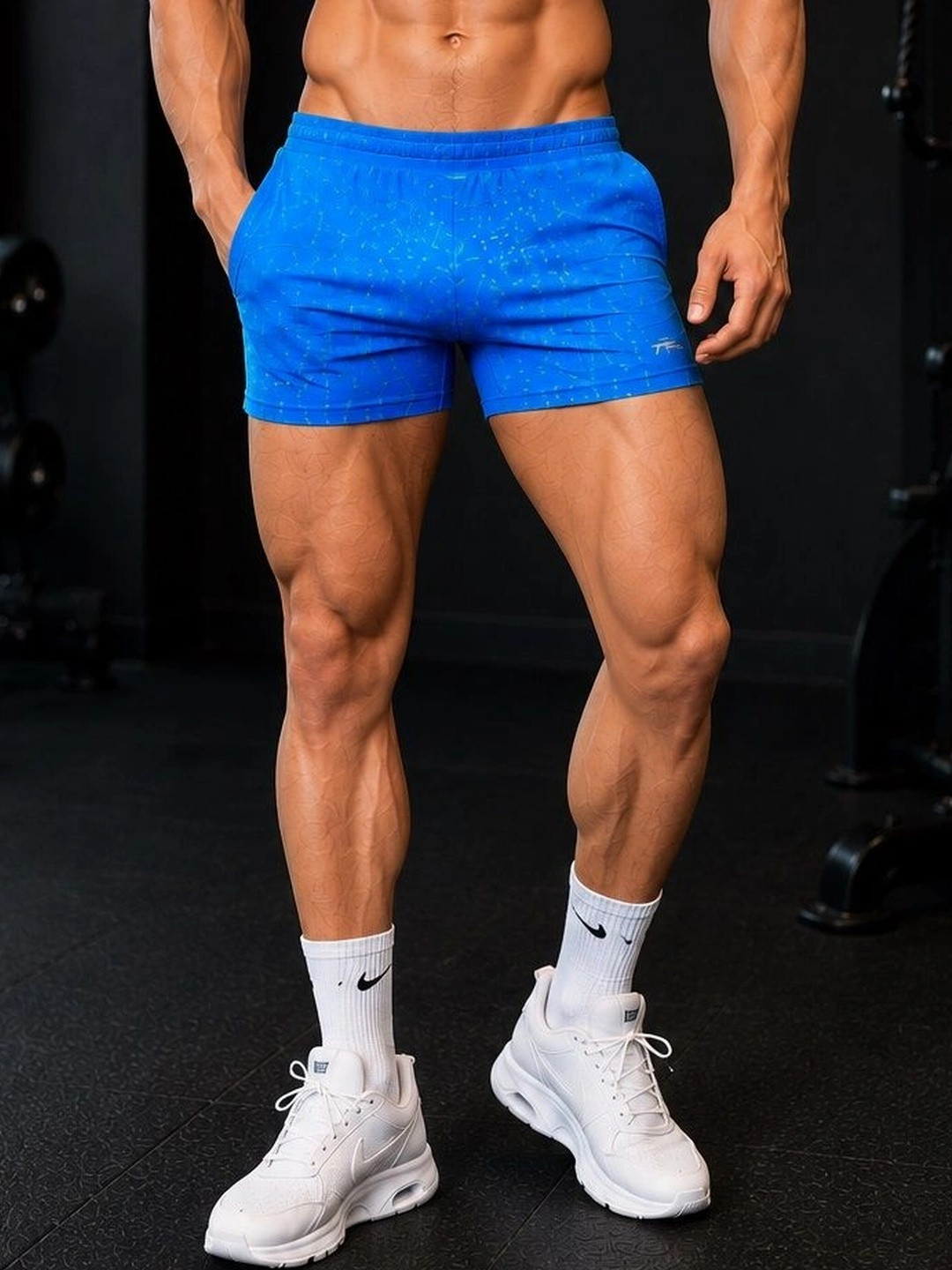 ADAAISTIC Men Printed Regular Fit Training or Gym Sports Shorts
