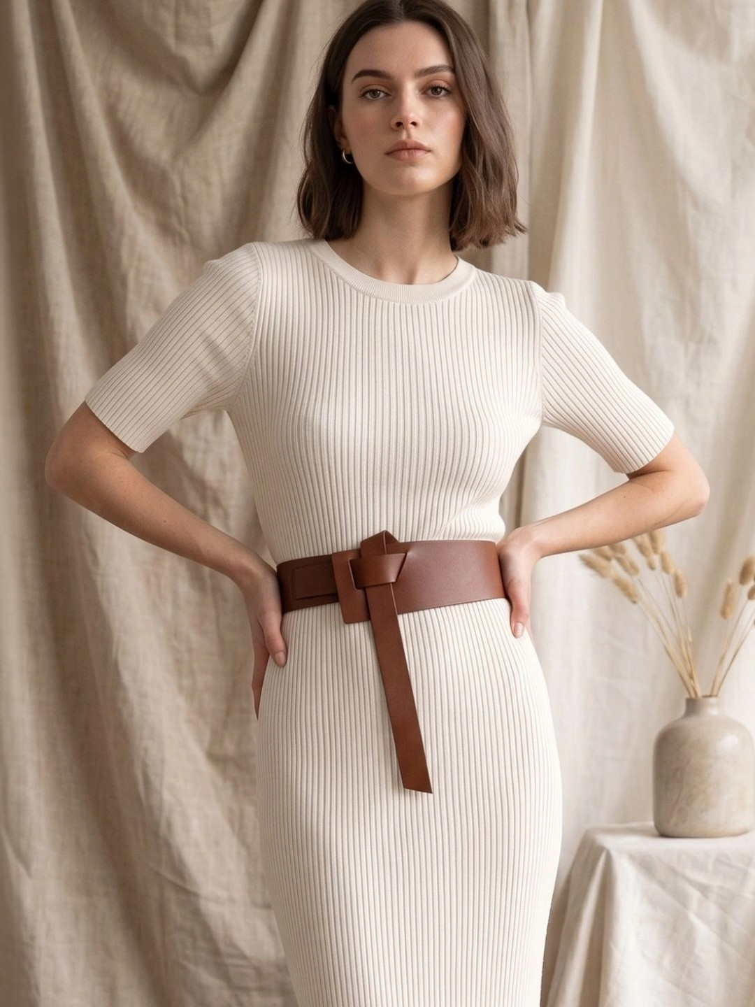 CRUSSET Women Knot belt