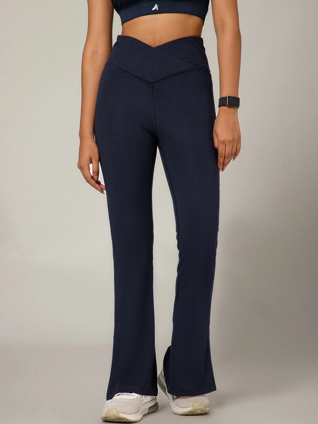 ATHLISIS Women Ankle Length Flared Yoga Pant