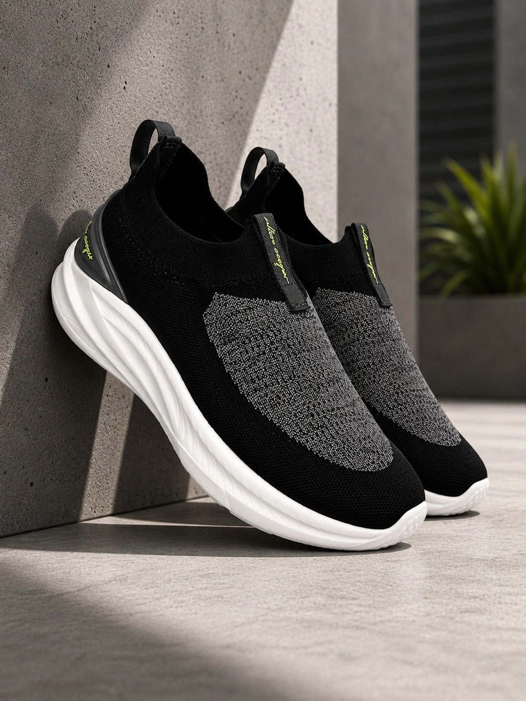 Allen Cooper Men Mesh Walking Non-Marking Shoes