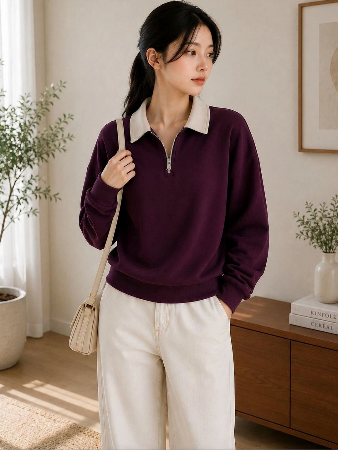 ZAROON PRODUCTION Women Sweatshirt