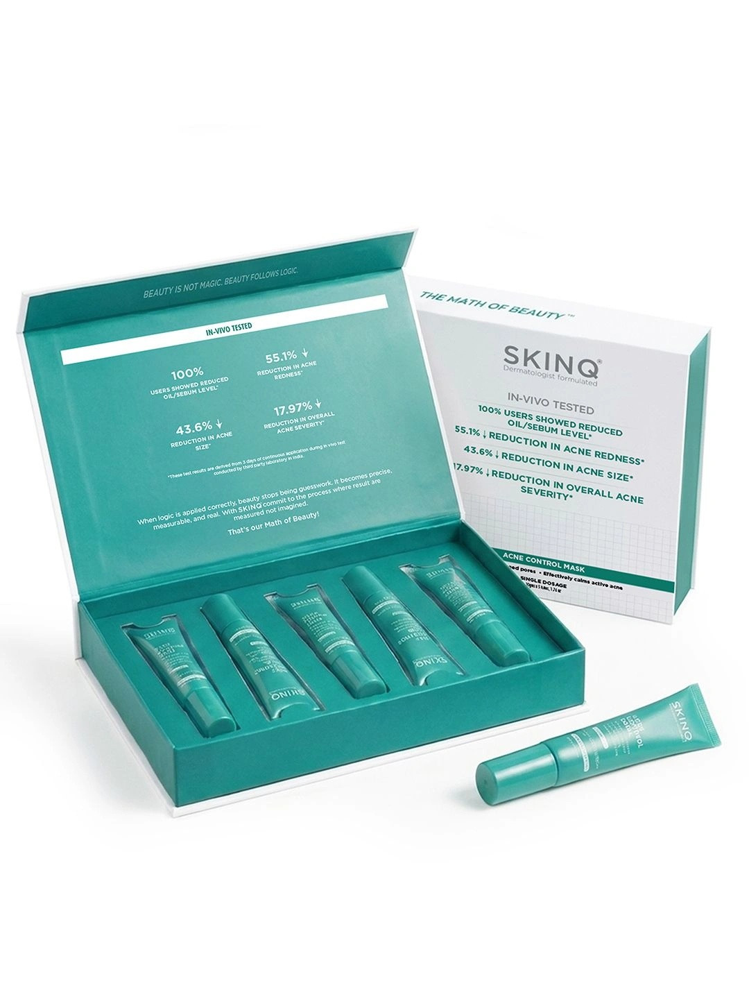 SkinQ Acne Control Mask with Salicylic Acid to Reduce Acne Size & Control Oil
