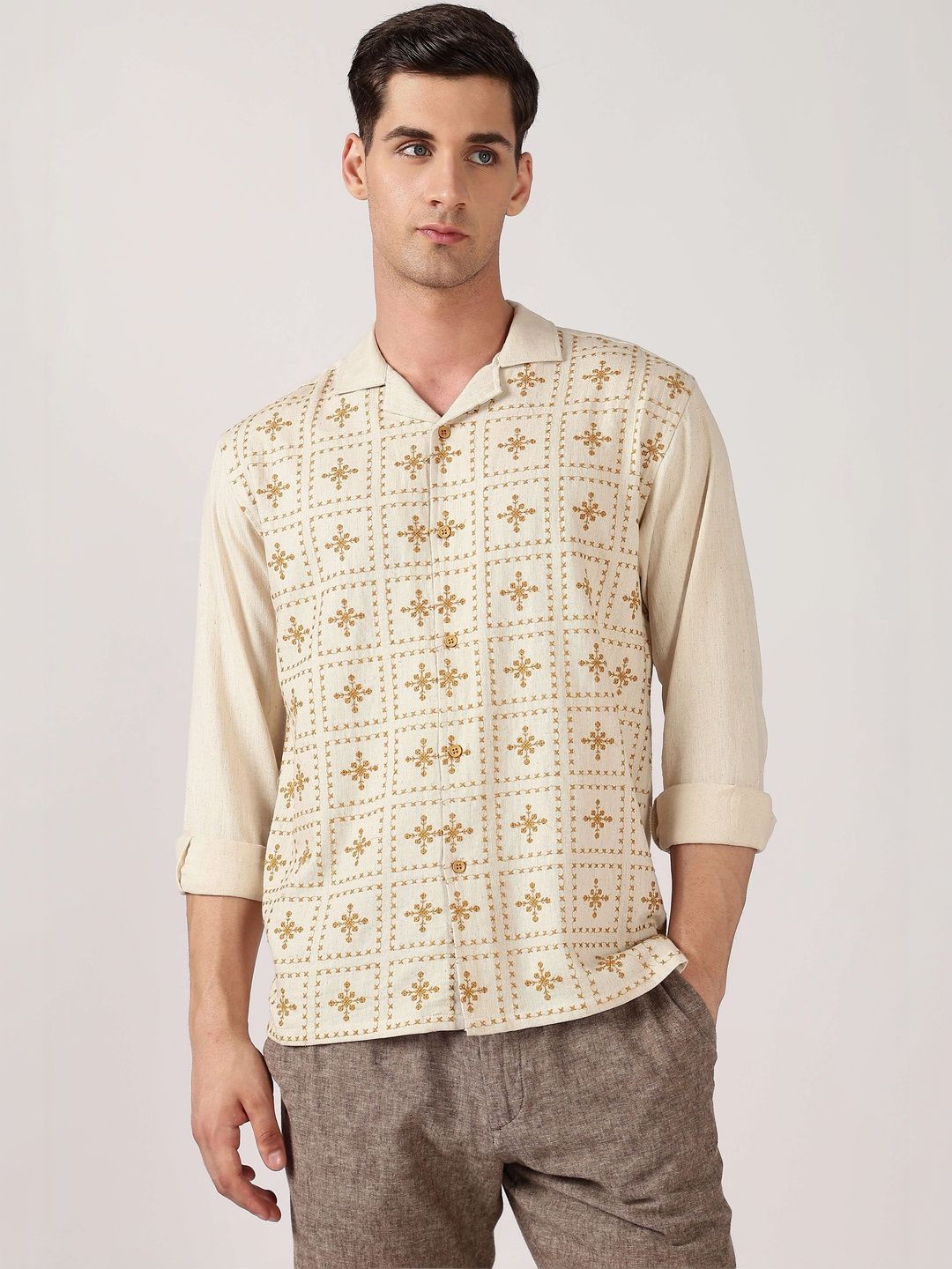 HAMPTONS Men Floral Printed Casual Shirt
