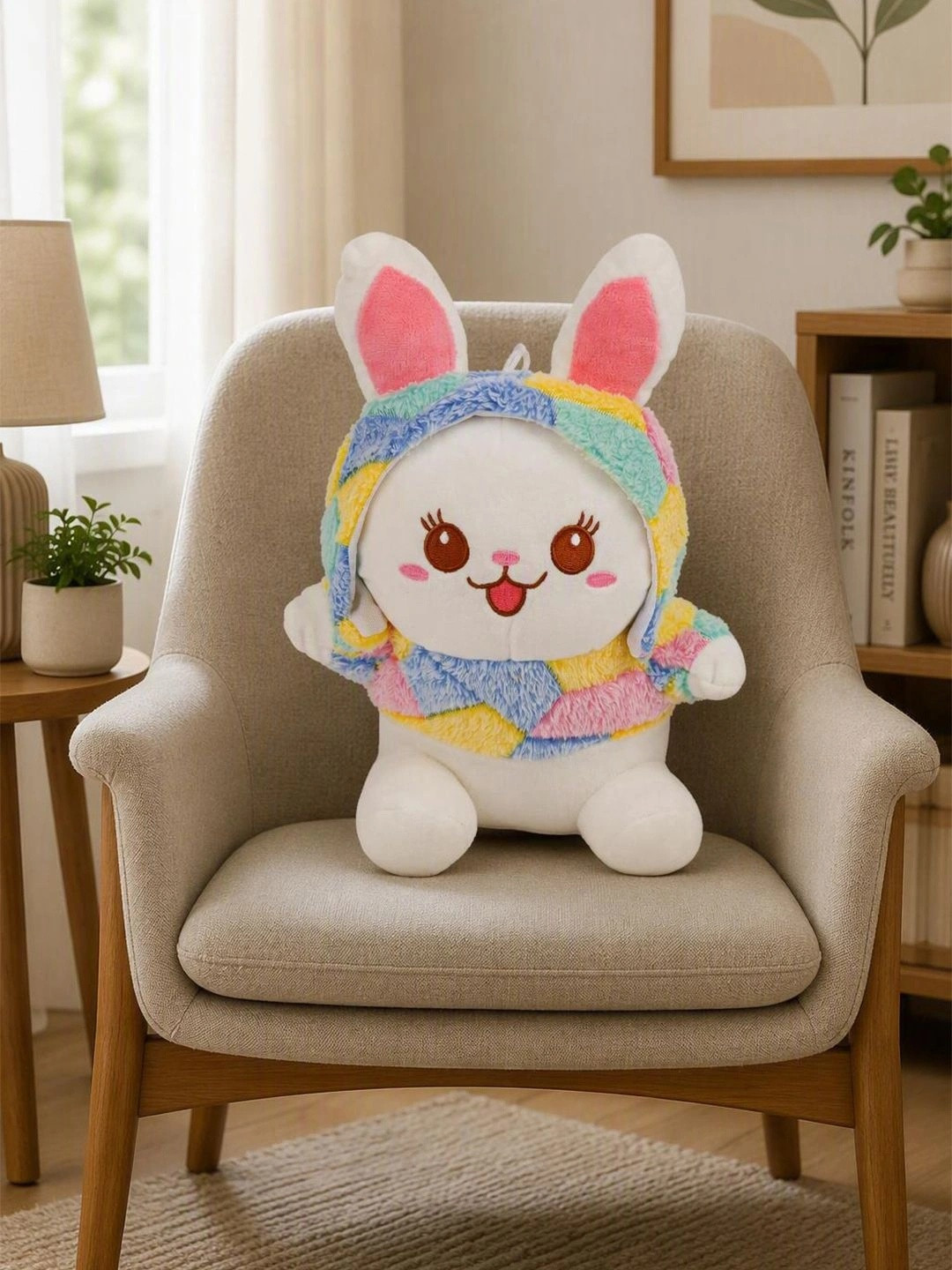 DukieKooky Kids Animal & Birds Manually Operated Bunny Soft Toy