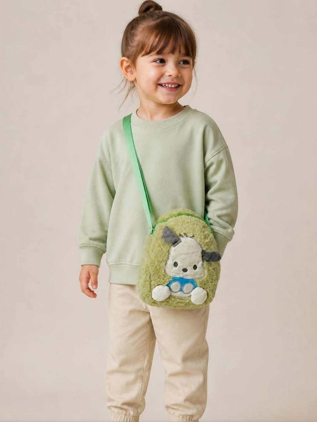 DukieKooky Embellished Sling Bag with Applique