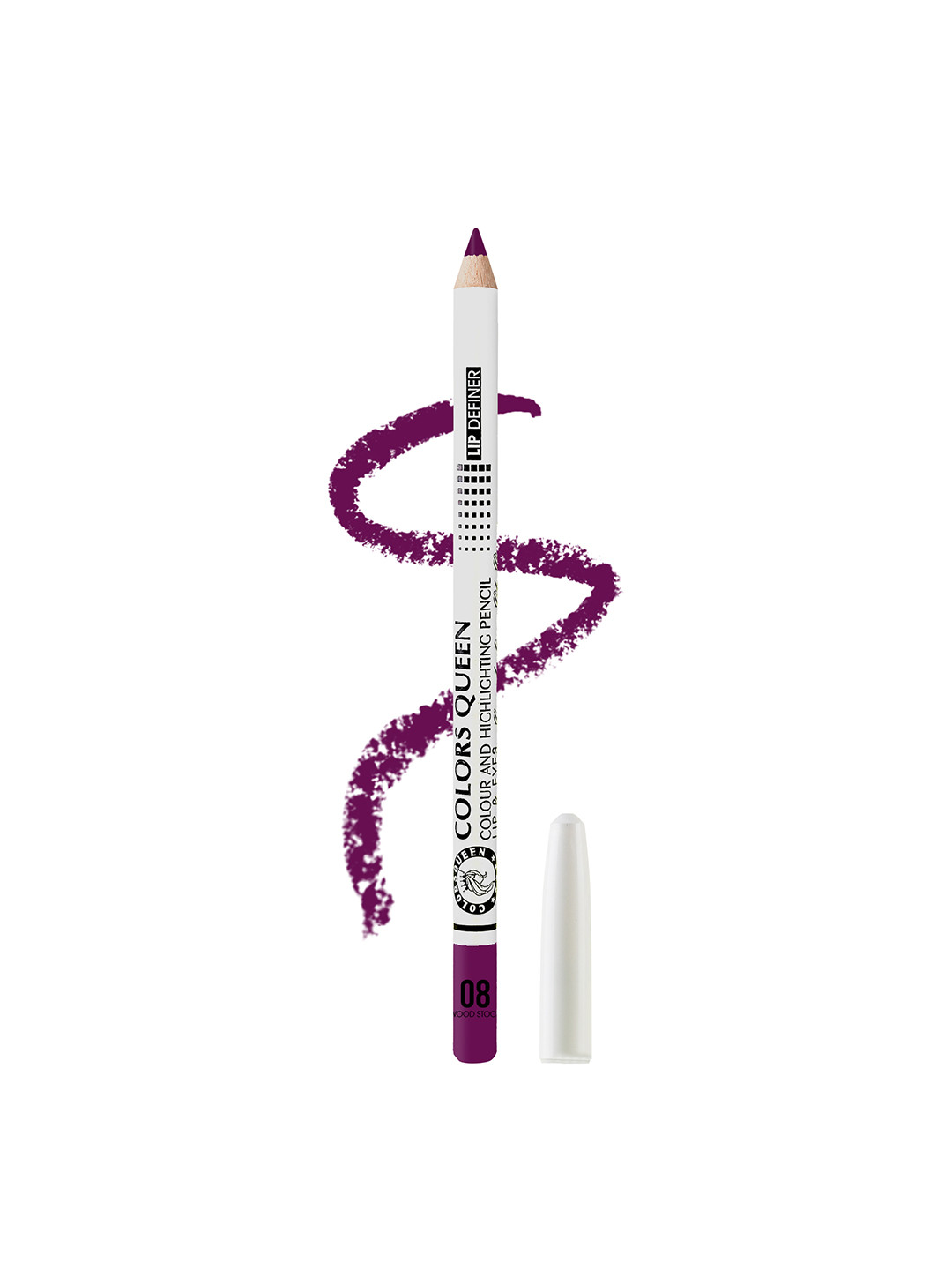 Colors Queen Lip Definer Pencil- 2 g-Wood Stock 08