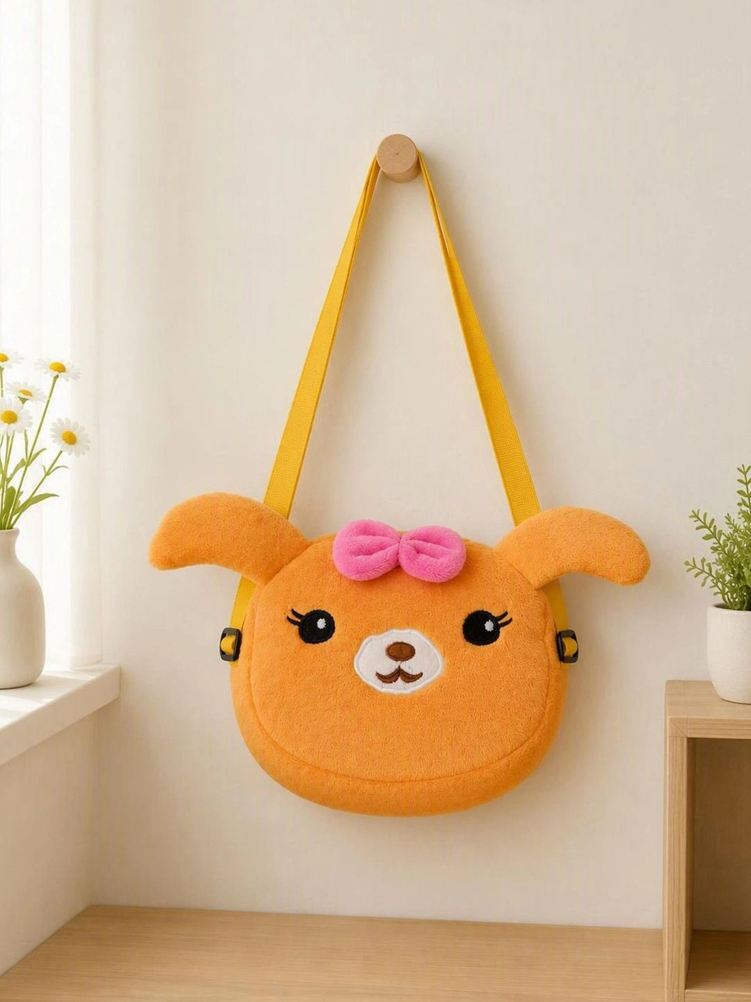 DukieKooky Embellished Sling Bag with Bow Detail