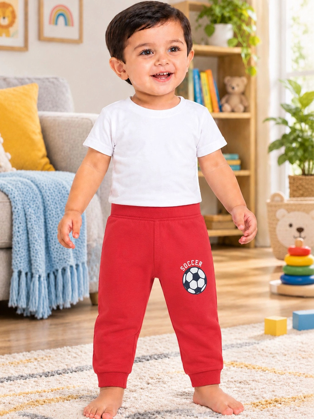 Bodycare Kids Boys Cotton Regular Fit Track Pant