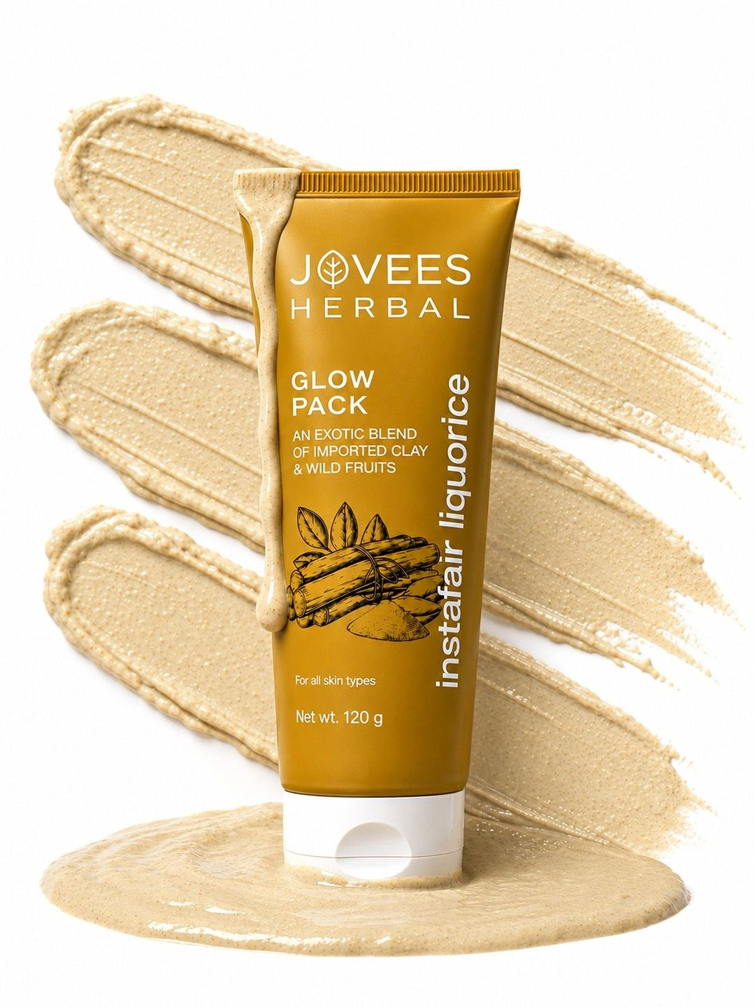 Jovees Herbal Insta Fair Liquorice Glow Pack 120 gm