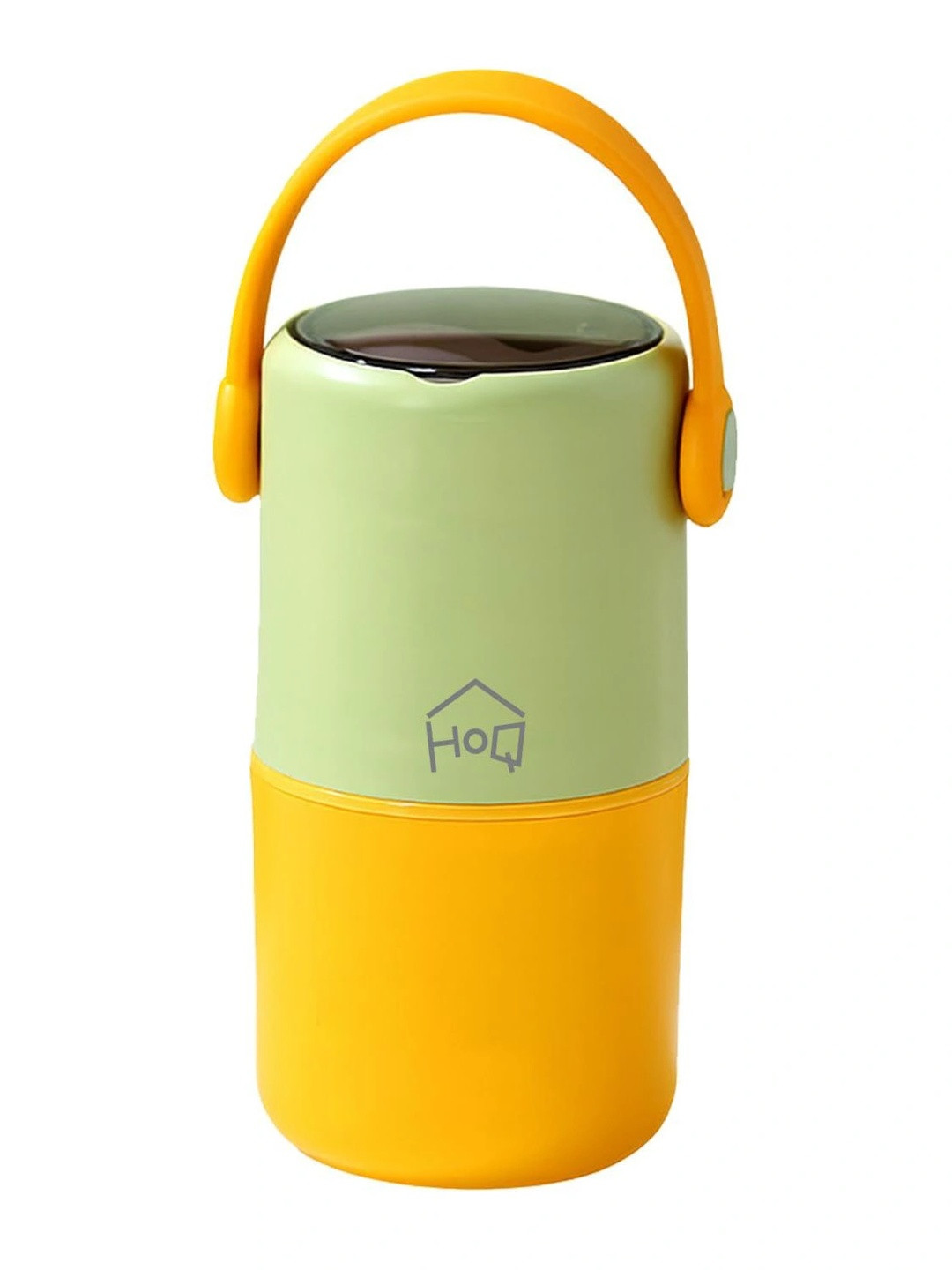 HOUSE OF QUIRK Stainless Steel Green Polypropylene Dishwasher Safe Lunch Box
