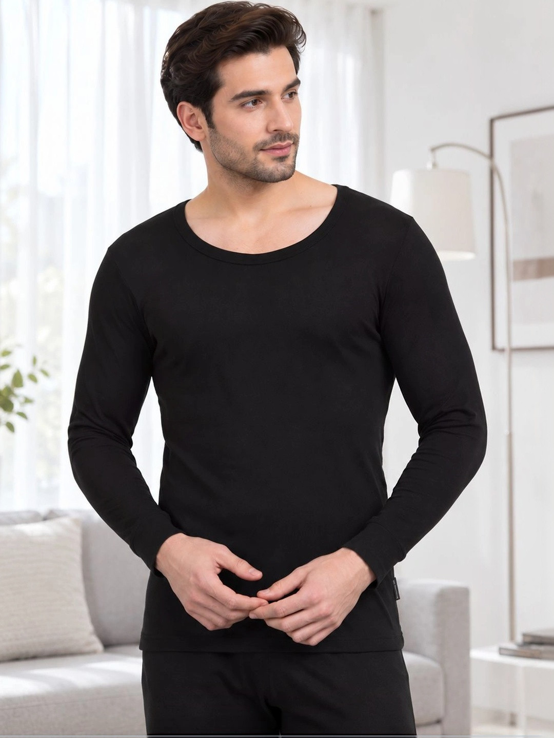 Force NXT Men Pack Of 2 Cotton Thermal Tops