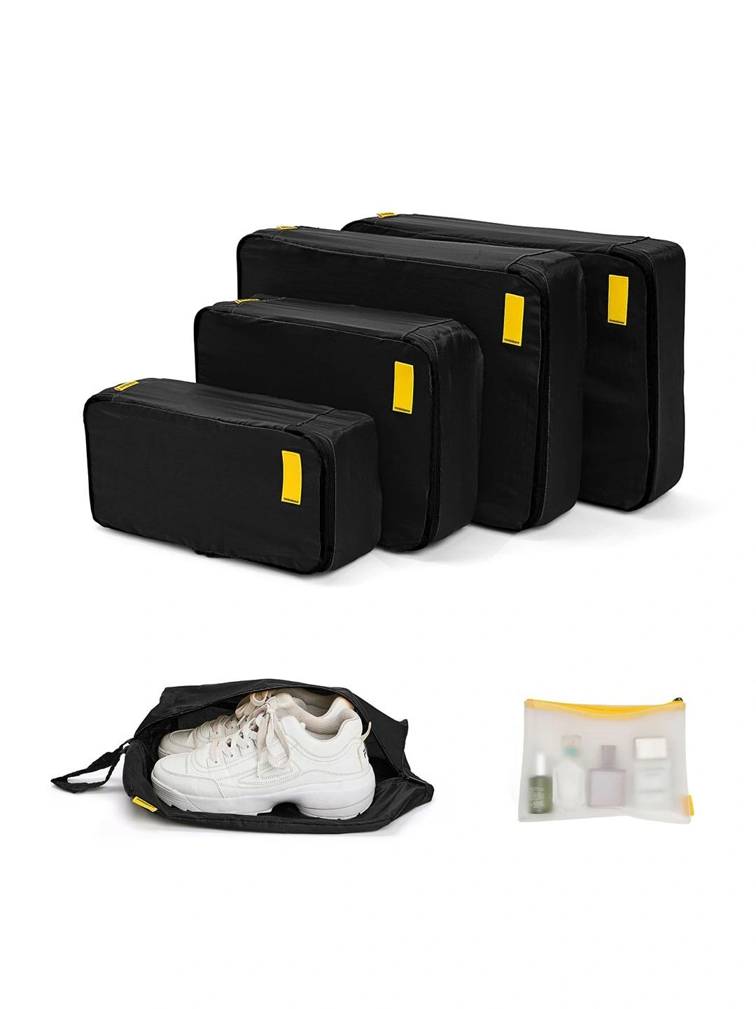 MOKOBARA The Packing Cubes Set of 6 Medium Water Resistant Travel Pouch