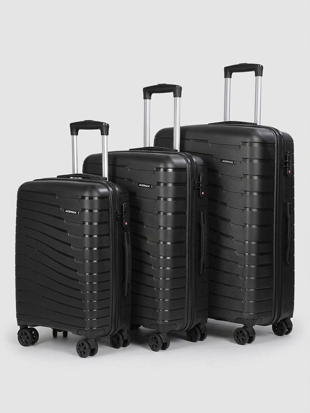 ACEPACK Starlink Set Of 3 Hard-Sided Large & Medium, Cabin Trolley Bag