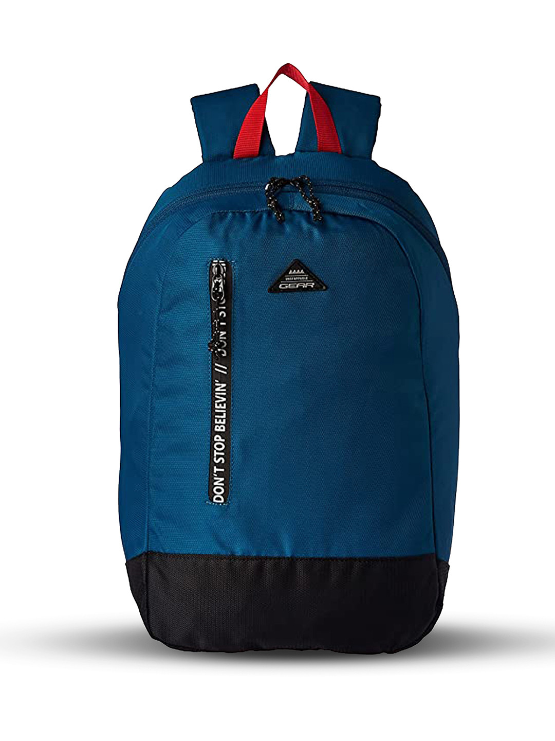 Gear Unisex Blue & Black Colourblocked Superior Backpack