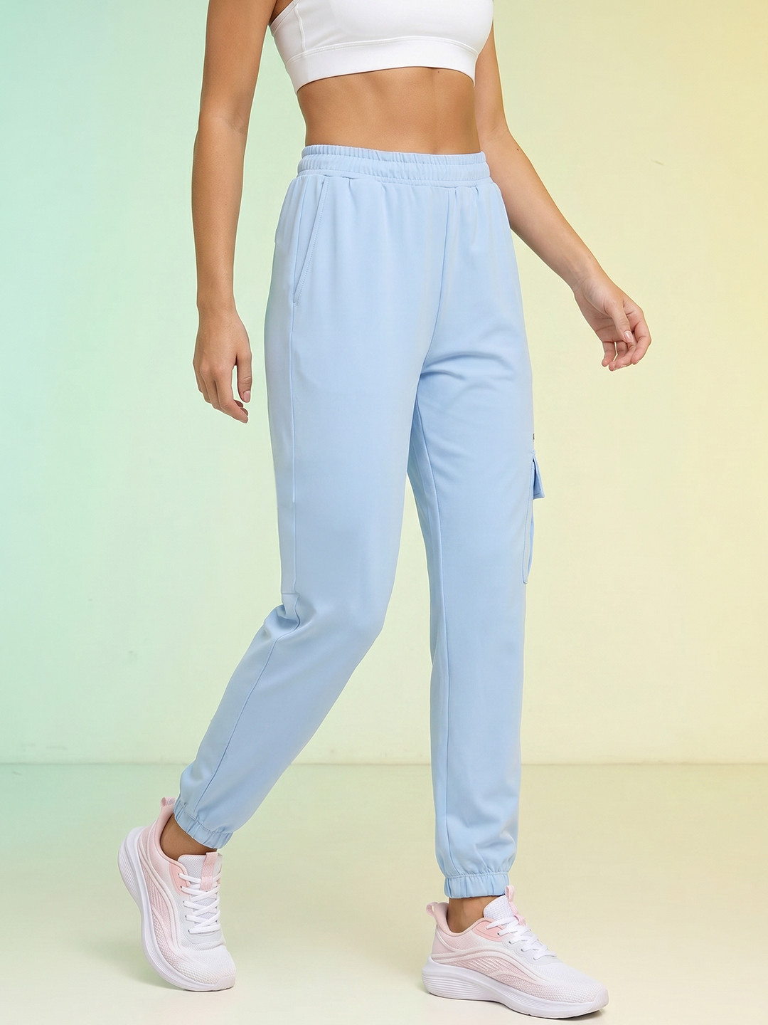 HRX by Hrithik Roshan Women Rapid-Dry Training Cargos Joggers