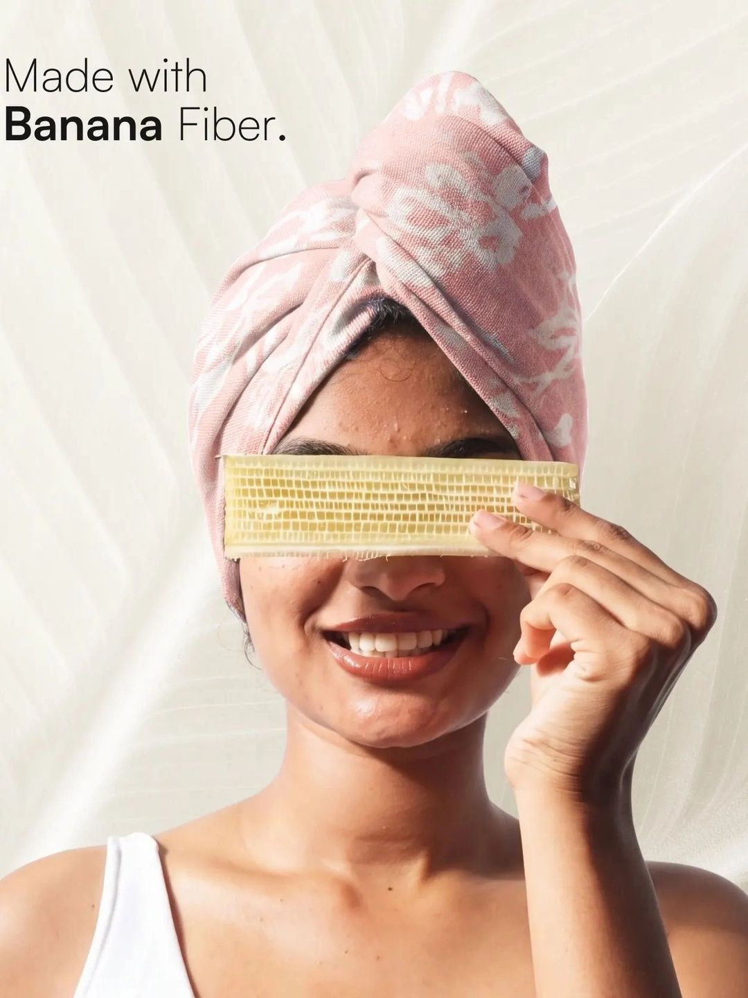 Doctor Towels Banana Jacquard Floral 300GSM Lightweight Adult Regular Bath Towel-10x26In