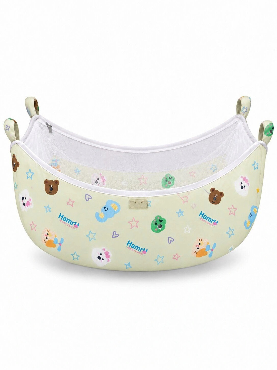 Foldable Baby Khoya Cloth with Mosquito Net & 0 To 3 Years Baby Khoya