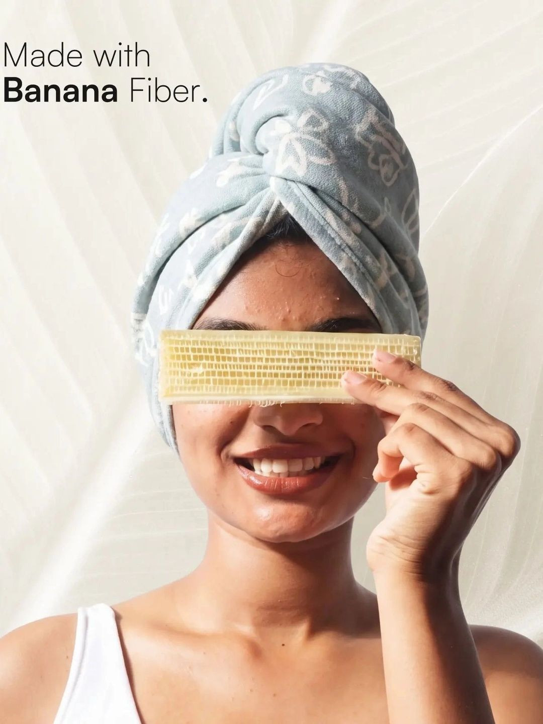 Doctor Towels Banana Jacquard Floral 210GSM Lightweight Adult Regular Bath Towel-10x26In