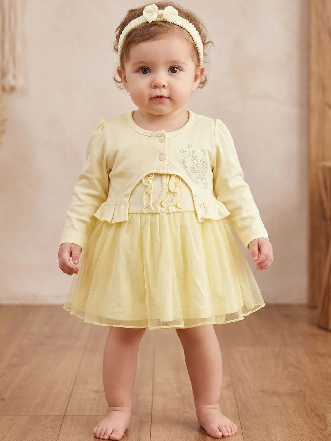 V-Mart Ruffled A-Line Dress