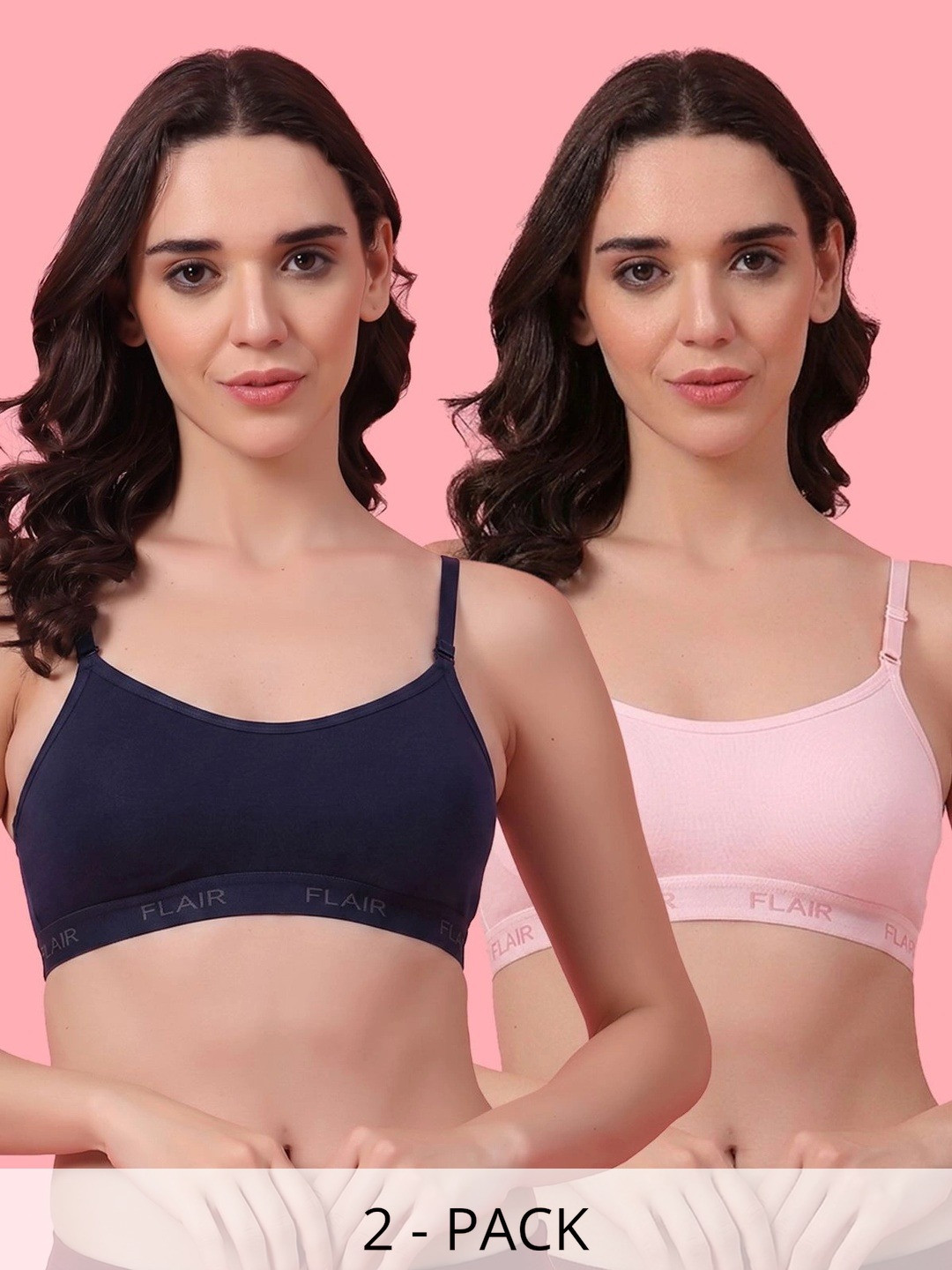 SHYAM SONS FLAIR Pack Of 2 Women Full Coverage Sports Bra