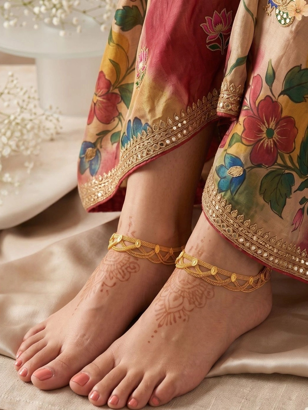 KIVORA Gold-Plated Anklet