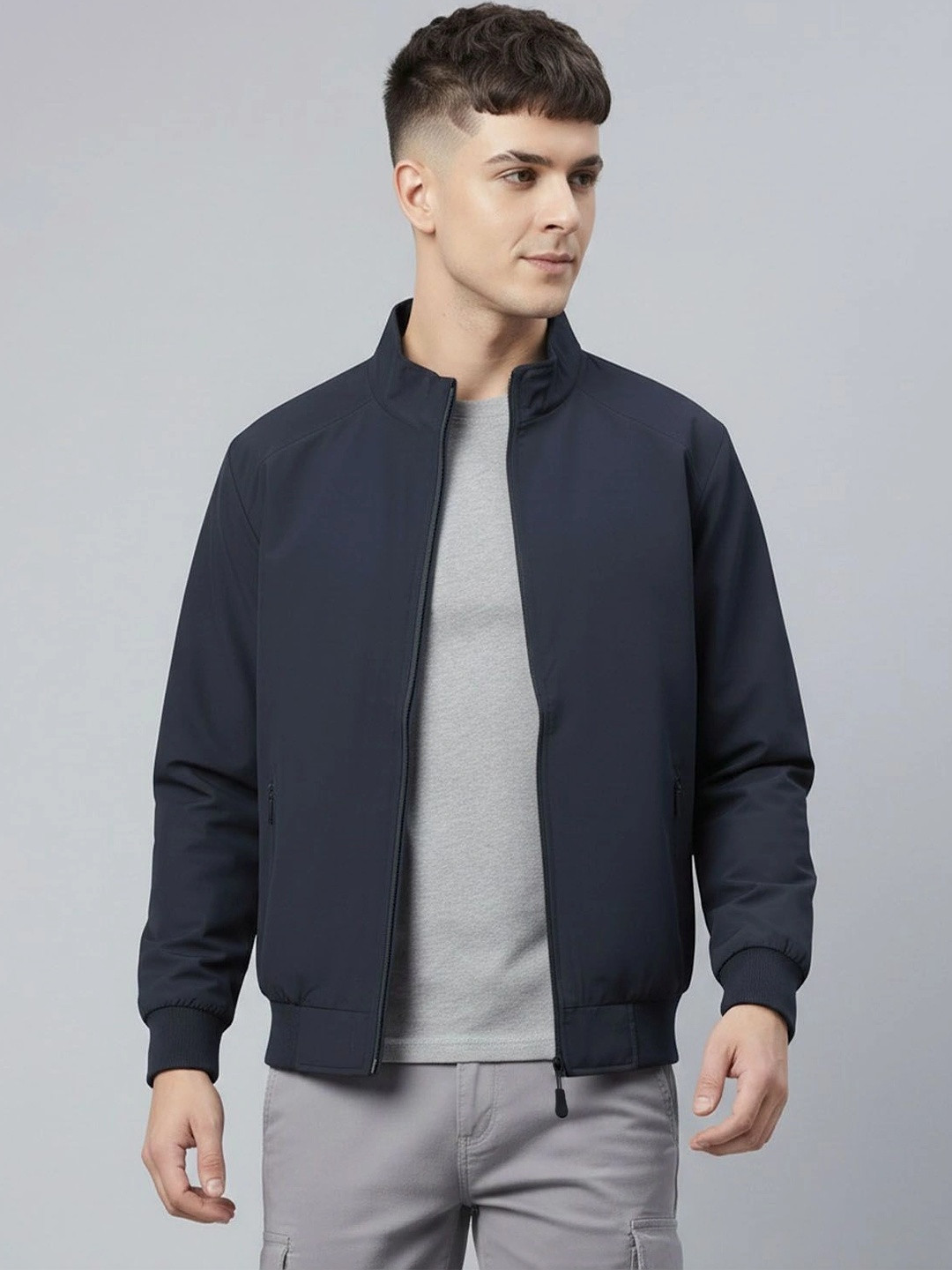 Roadster Men Lightweight Training or Gym Bomber Jacket