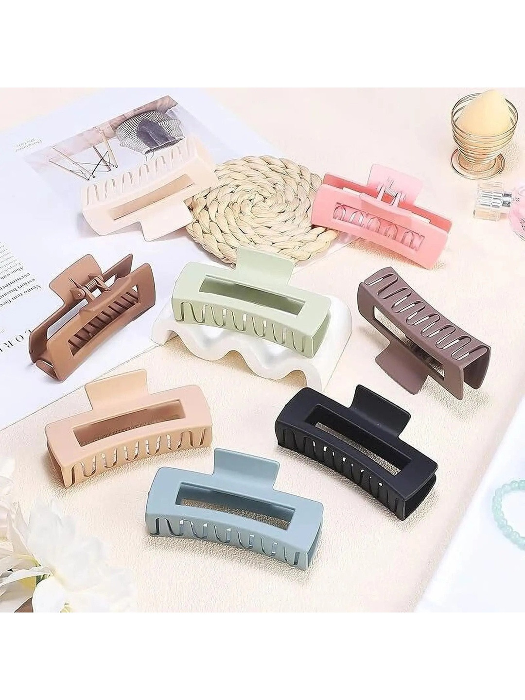 AZMARA Women Set of 6 Claw Clip