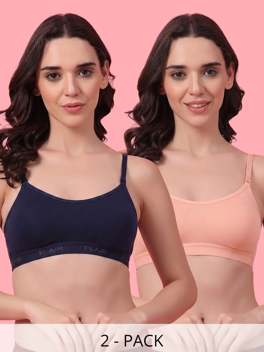 SHYAM SONS FLAIR Pack Of 2 Women Full Coverage Sports Bra