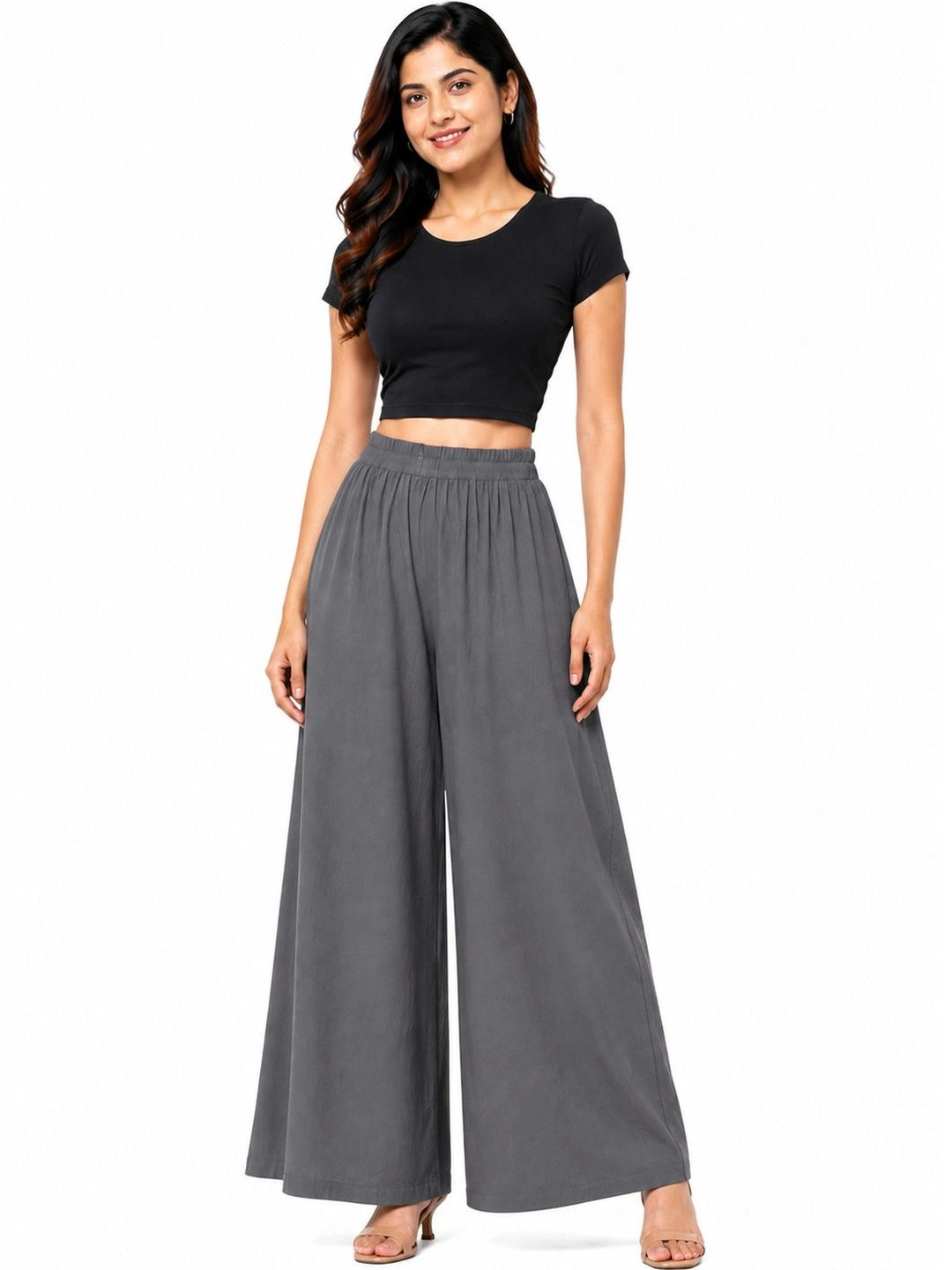 Threadbloom Women Knitted Ethnic Palazzos