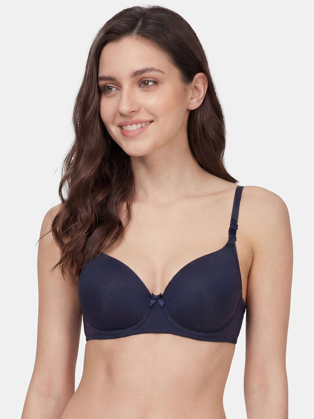 In Care Full Coverage Padded Non-Wired Bra with Detachable & Adjustable Strap