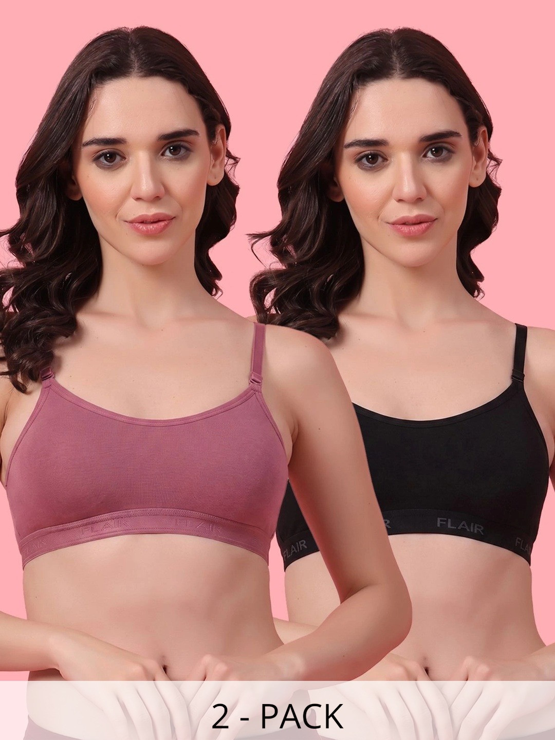 SHYAM SONS FLAIR Pack Of 2 Women Full Coverage Sports Bra